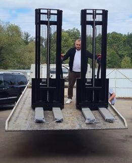 Тест-драйв складской техники на нашем складе в Коломне